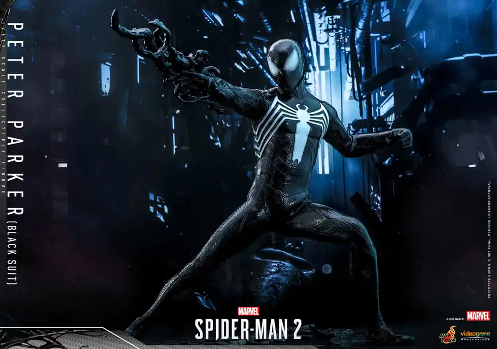 Spider-Man 2 Video Game Masterpiece akcijska figura 1/6 Peter Parker (Black Suit) 30 cm fotografija proizvoda