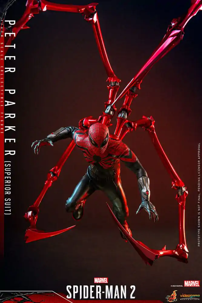 Spider-Man 2 Video Game Masterpiece akcijska figura 1/6 Peter Parker (Superior Suit) 30 cm fotografija proizvoda