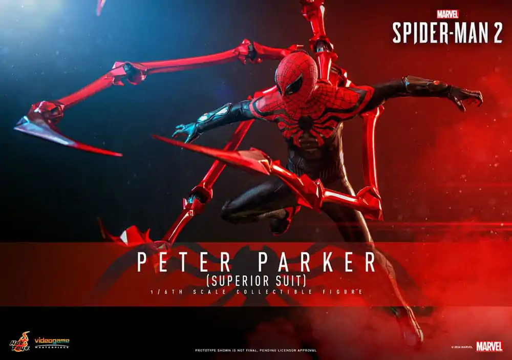 Spider-Man 2 Video Game Masterpiece akcijska figura 1/6 Peter Parker (Superior Suit) 30 cm fotografija proizvoda