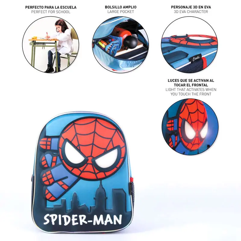 Marvel Spiderman 3D ruksak sa svjetlima 31cm fotografija proizvoda