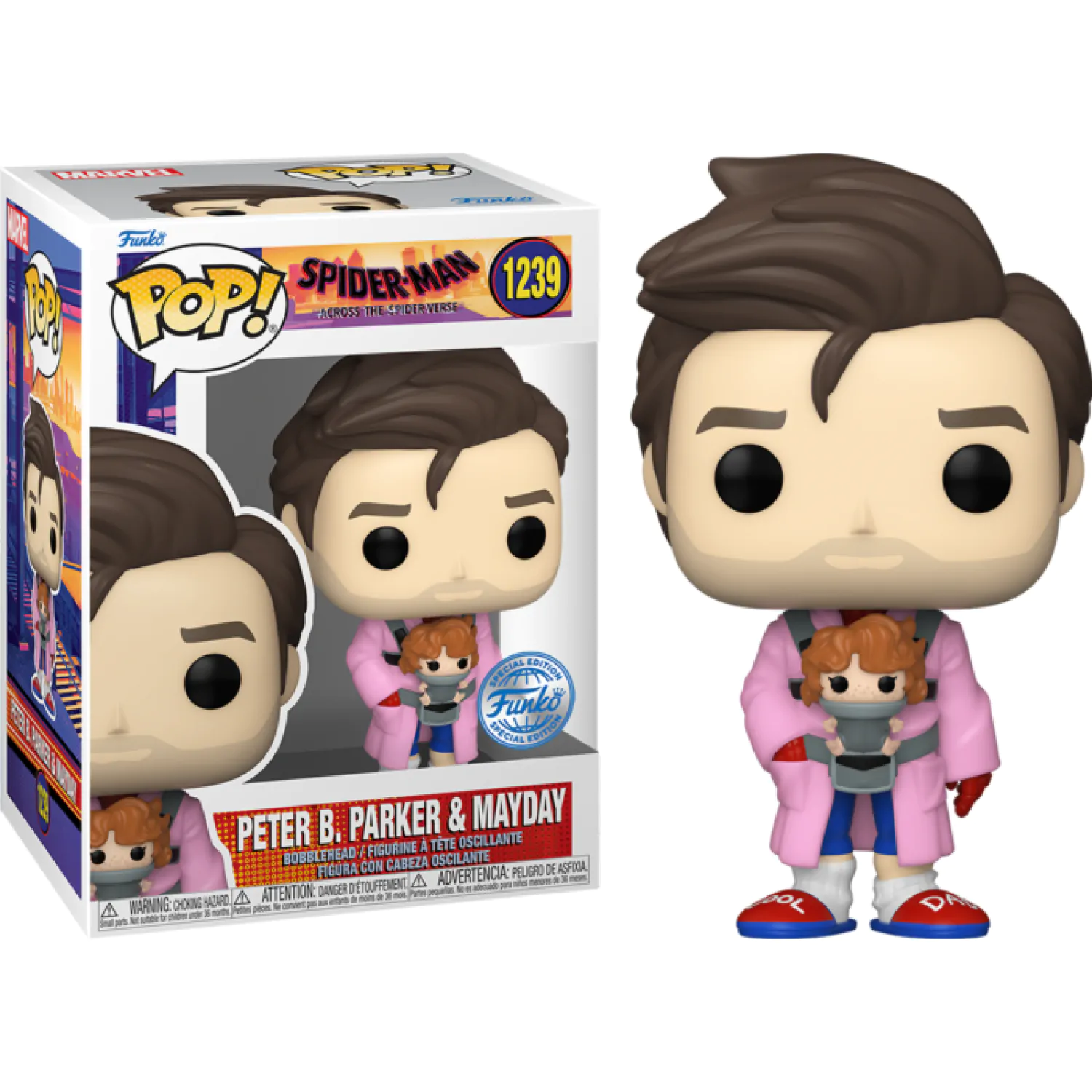 Spider-Man: Across the Spider-Verse Funko POP! vinilna figura Peter B. Parker & Mayday 9 cm fotografija proizvoda