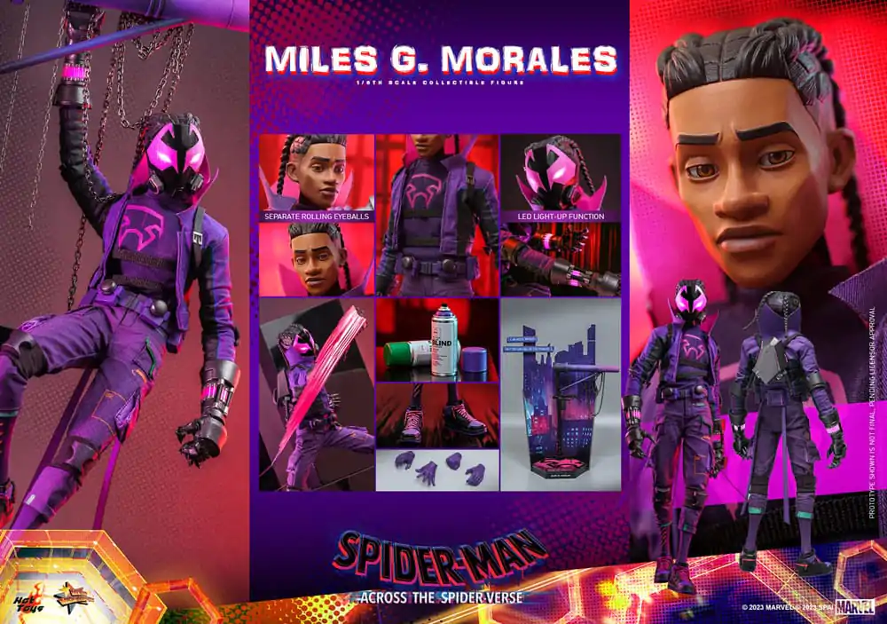 Spider-Man: Across the Spider-Verse Movie Masterpiece akcijska figura 1/6 Spider-Punk 32 cm fotografija proizvoda