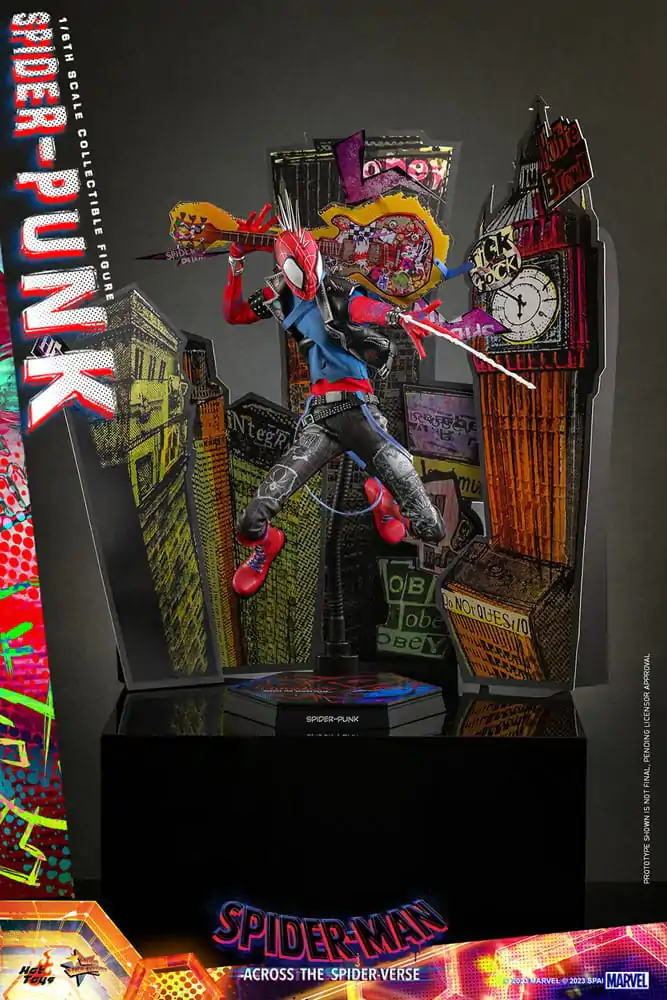 Spider-Man: Across the Spider-Verse Movie Masterpiece akcijska figura 1/6 Spider-Punk 32 cm fotografija proizvoda