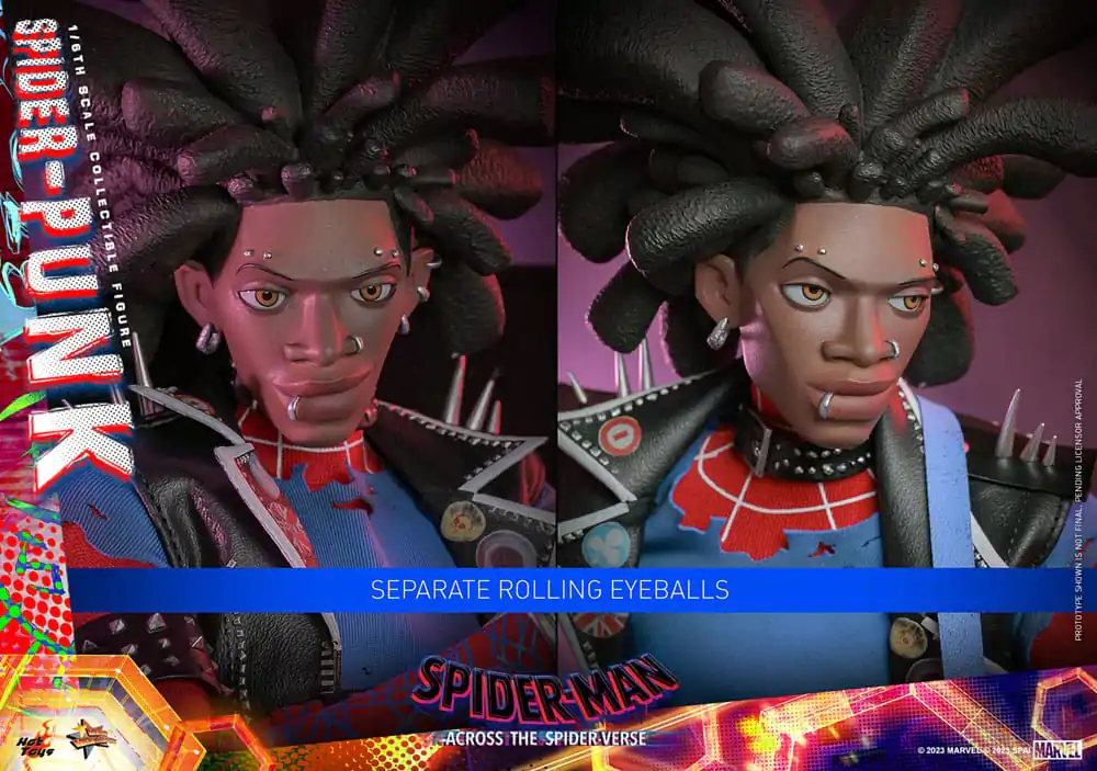 Spider-Man: Across the Spider-Verse Movie Masterpiece akcijska figura 1/6 Spider-Punk 32 cm fotografija proizvoda