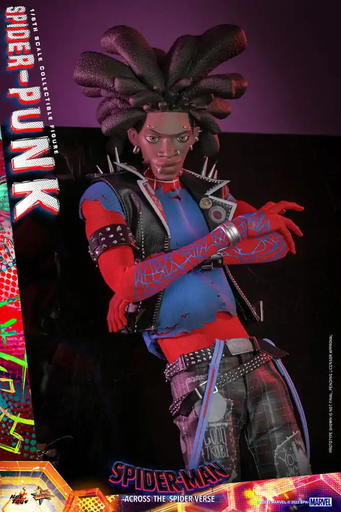 Spider-Man: Across the Spider-Verse Movie Masterpiece akcijska figura 1/6 Spider-Punk 32 cm fotografija proizvoda