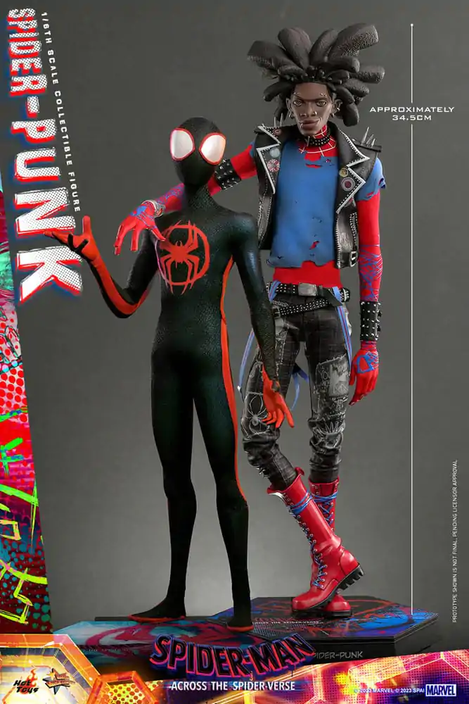 Spider-Man: Across the Spider-Verse Movie Masterpiece akcijska figura 1/6 Spider-Punk 32 cm fotografija proizvoda