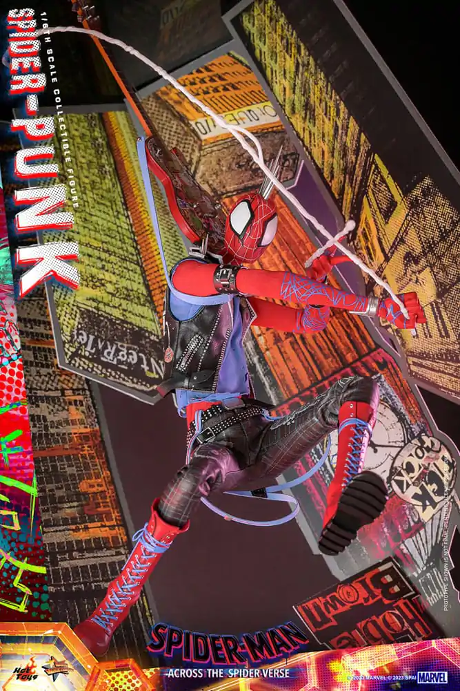 Spider-Man: Across the Spider-Verse Movie Masterpiece akcijska figura 1/6 Spider-Punk 32 cm fotografija proizvoda