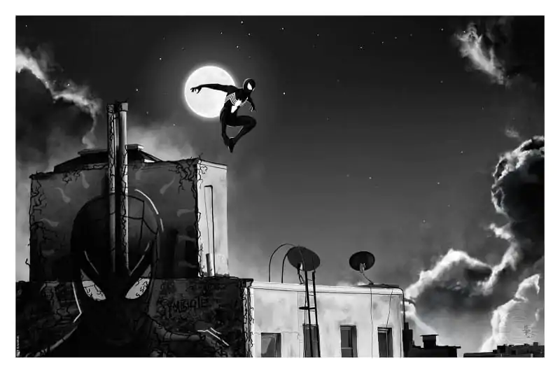 Spider-Man Art Print Symbiote 30 x 46 cm - neuramljena umjetnička grafika fotografija proizvoda