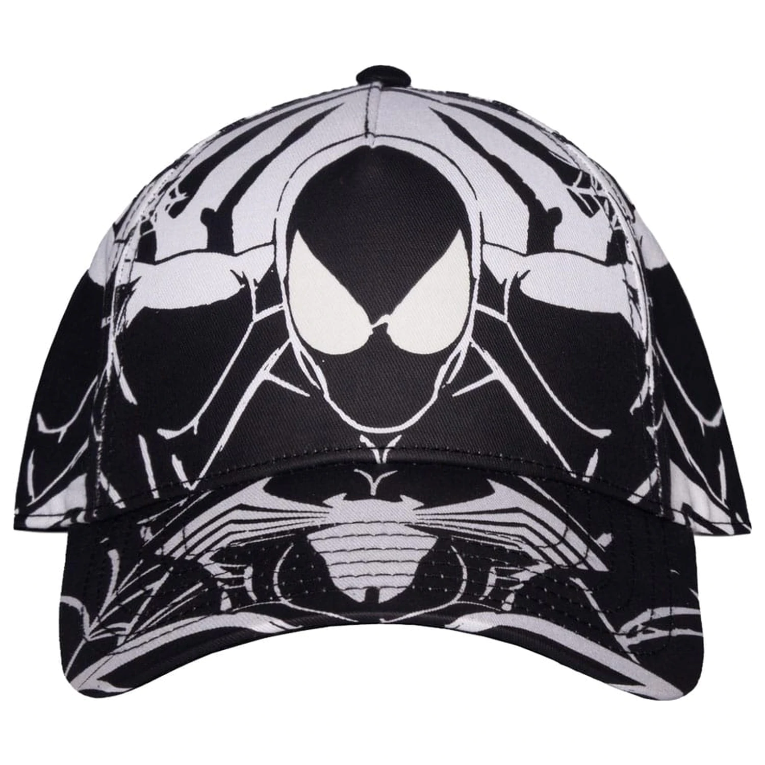 Spider-Man Baseball kapa crno-bijeli All-over-Print fotografija proizvoda