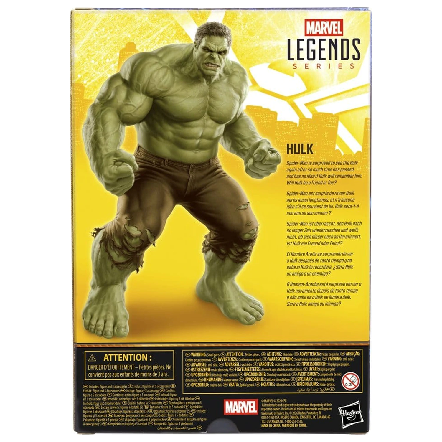 Spider-Man: Brand New Day Marvel Legends akcijska figura Hulk 20 cm fotografija proizvoda
