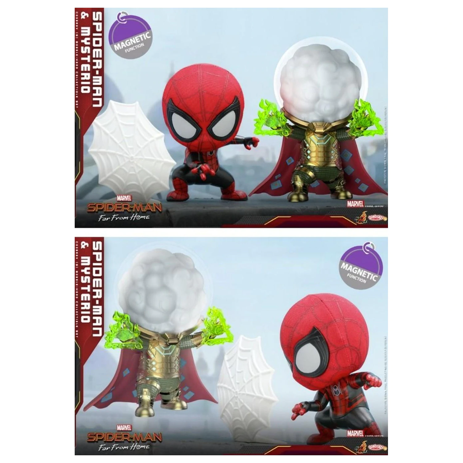 Spider-Man Cosbaby Wave 1 Spider-Man and Mysterio Set fotografija proizvoda