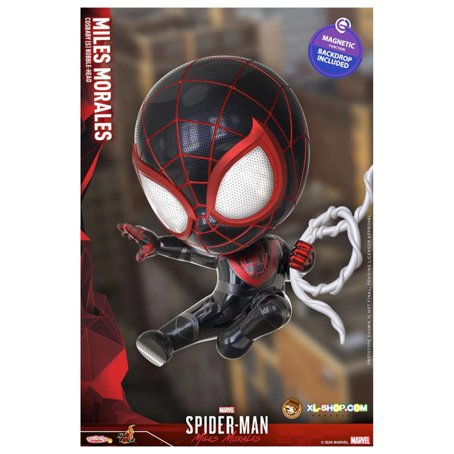 Spider-Man Cosbaby Wave 4 Miles Morales Bodega Cat Suit fotografija proizvoda