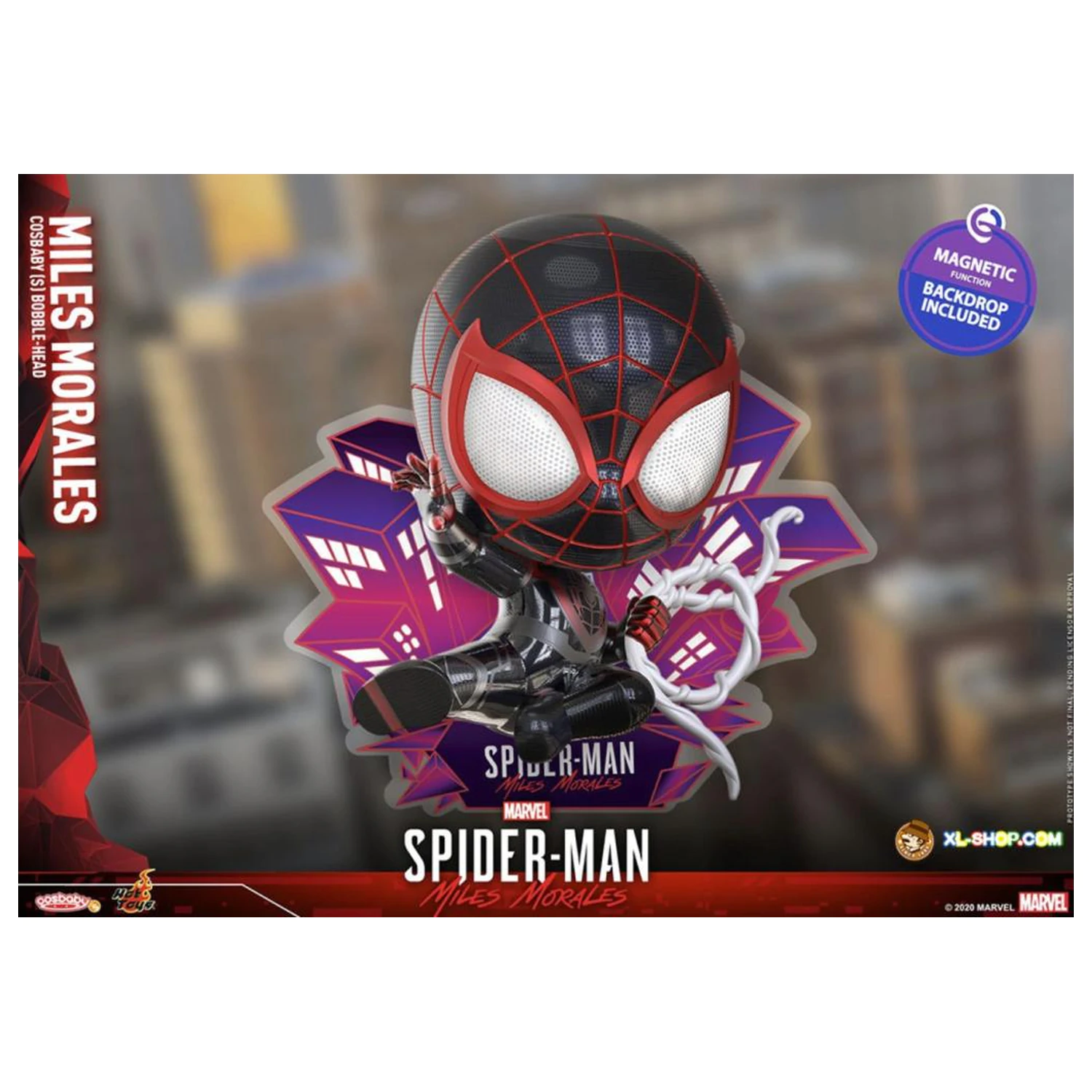 Spider-Man Cosbaby Wave 4 Miles Morales Bodega Cat Suit fotografija proizvoda