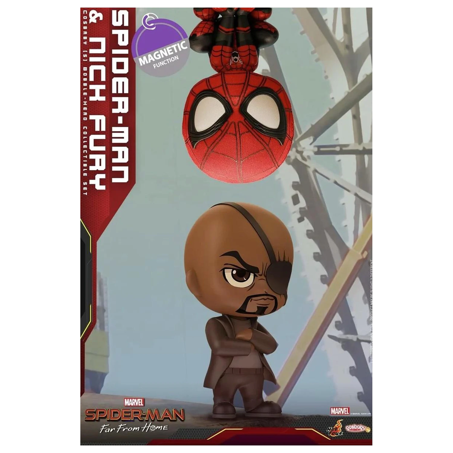 Spider-Man Cosbaby Wave 4 Spider-Man & Nick Fury set fotografija proizvoda