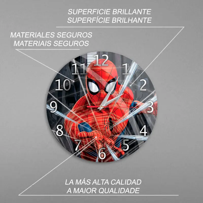 Marvel Spiderman zidni sat fotografija proizvoda