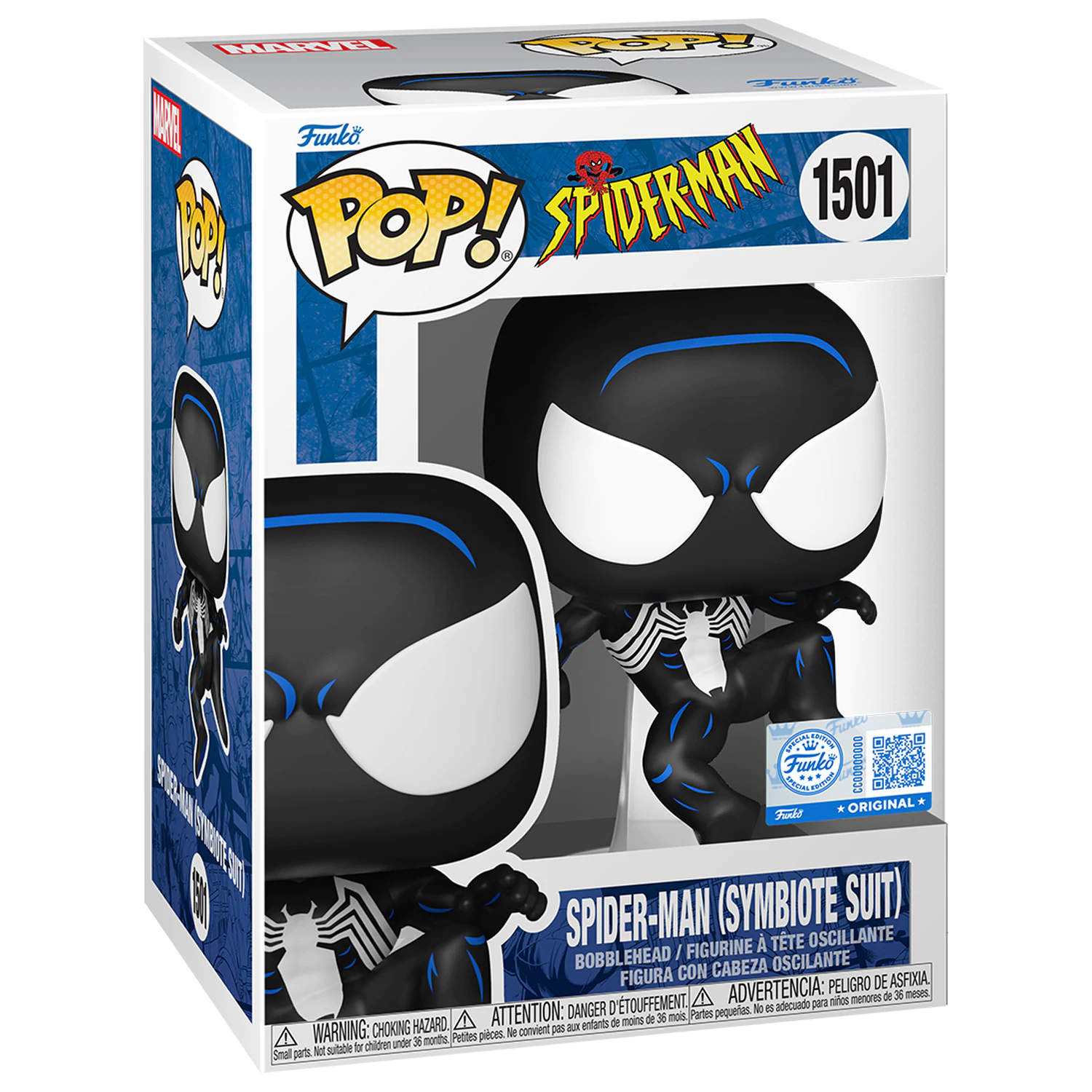 Spider-Man Funko POP! Marvel vinilna figura Crno odijelo Spidey 9 cm fotografija proizvoda