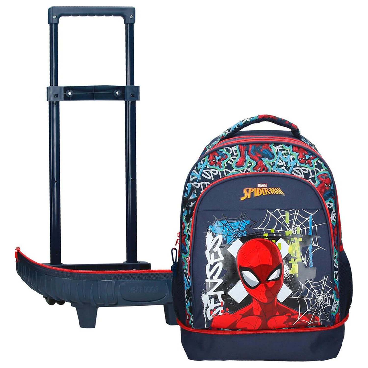 Marvel Spiderman Graffity ruksak na izvlačenje s kotačićima 43cm fotografija proizvoda