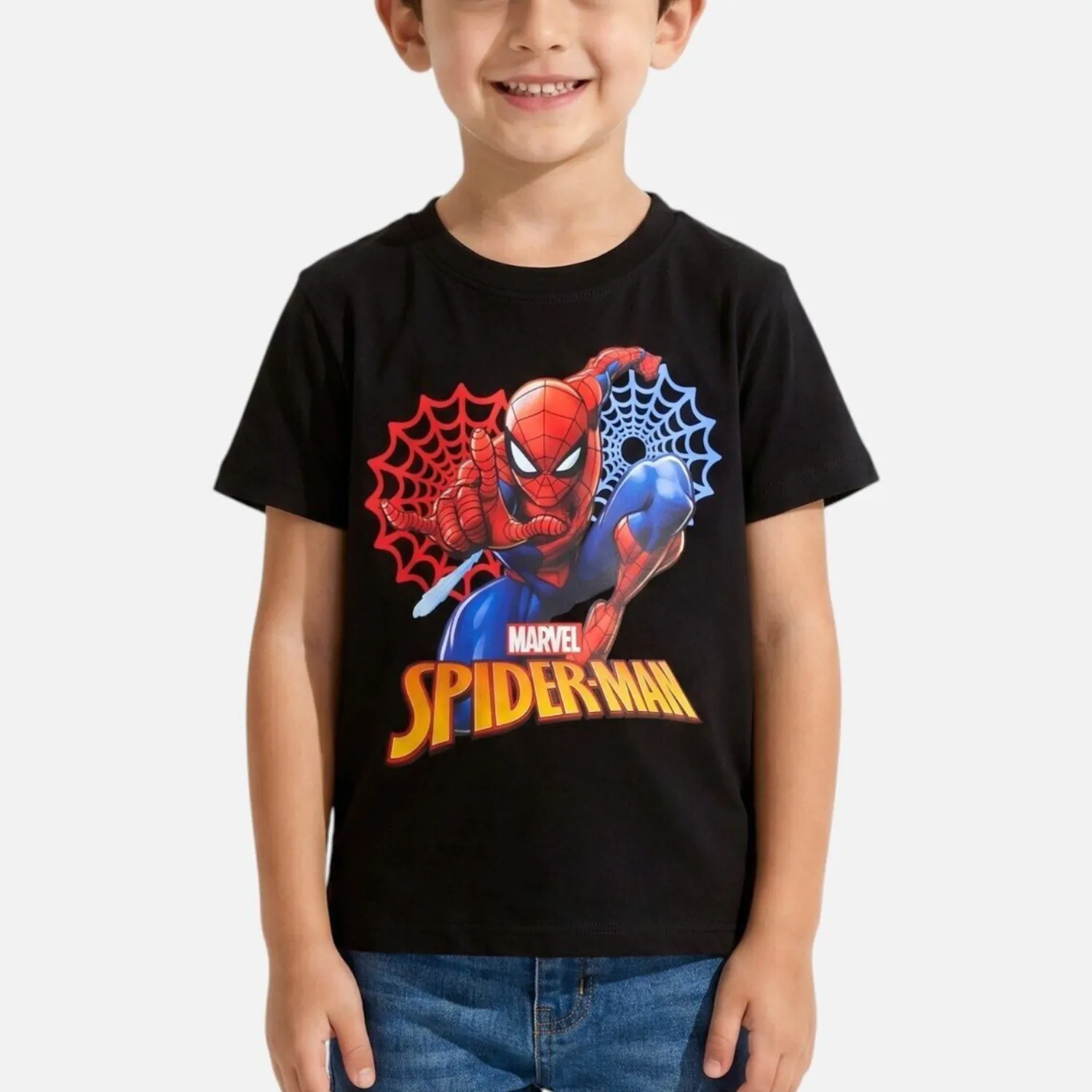 Spider-Man dječja majica kratkih rukava - crna fotografija proizvoda