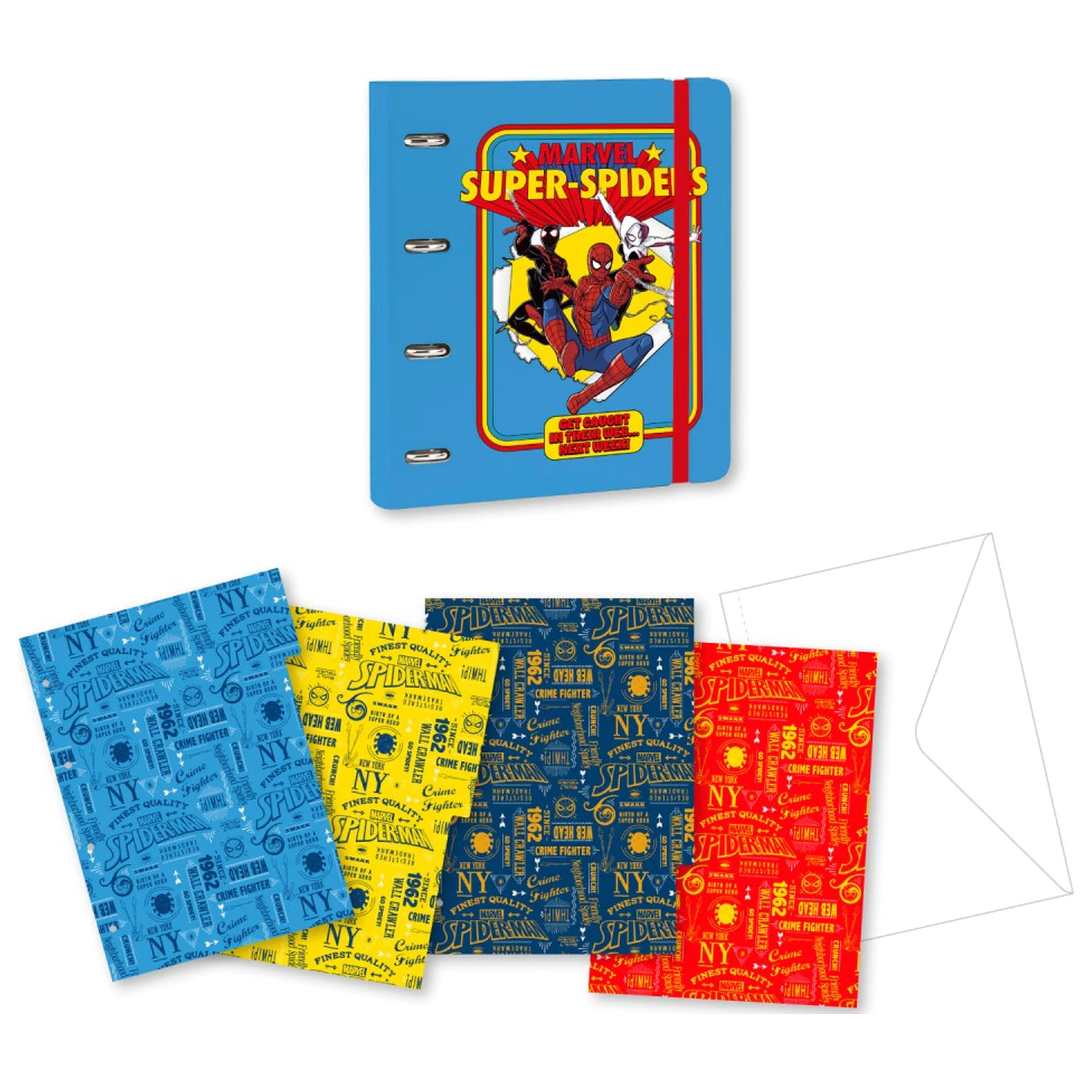 Marvel Spiderman mapa s 4 prstena fotografija proizvoda