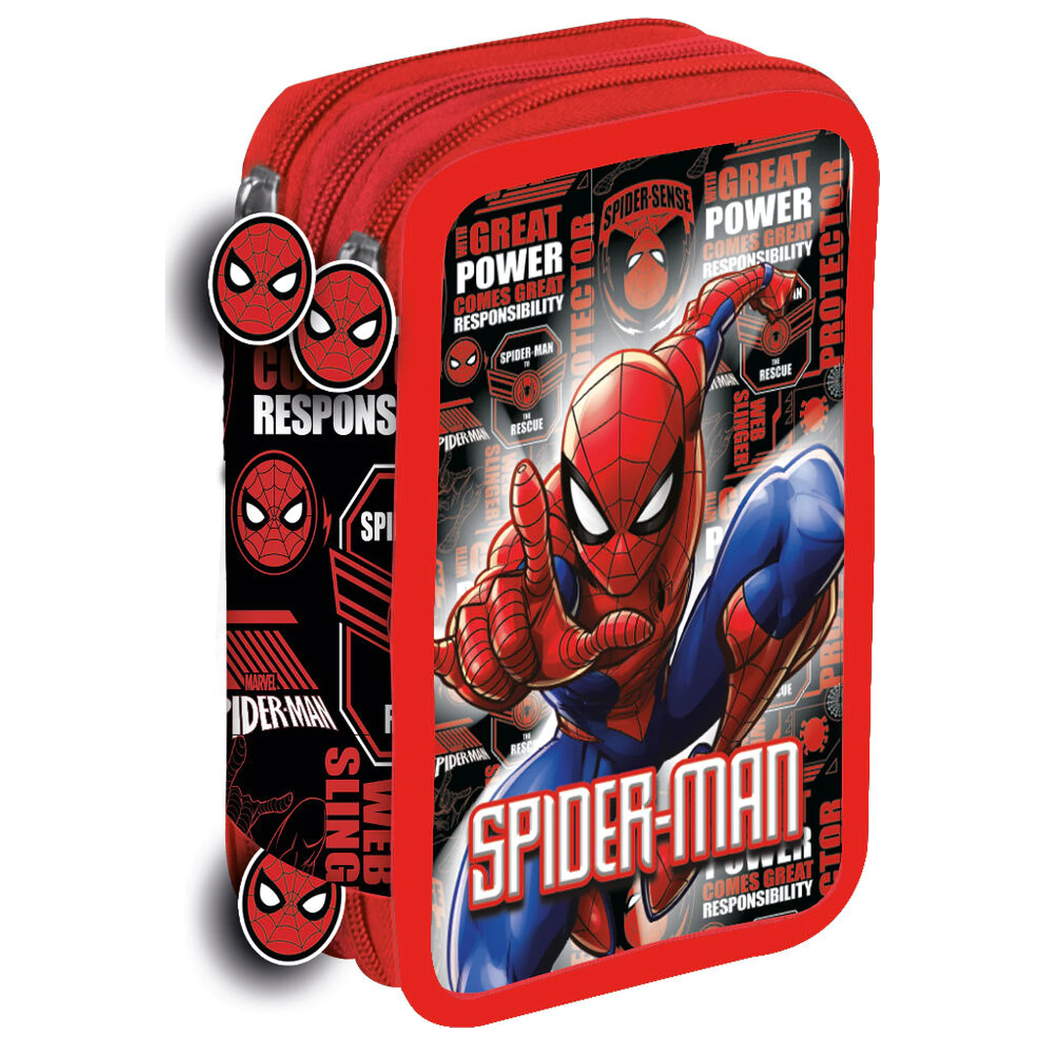 Marvel Spiderman Hero trostruka pernica fotografija proizvoda