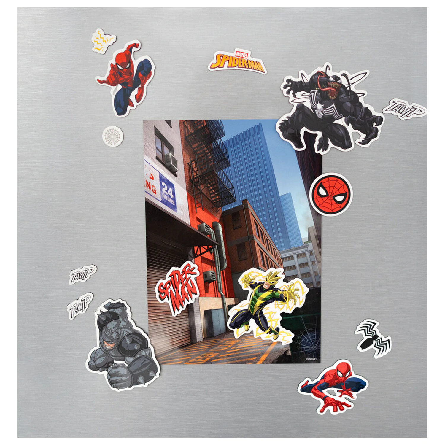 Marvel Spiderman set izrezanih magneta fotografija proizvoda