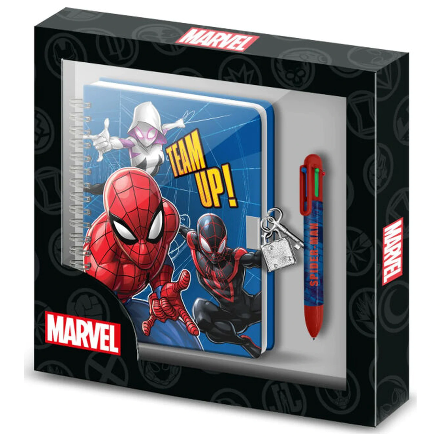 Marvel Spiderman dnevnik + olovka fotografija proizvoda