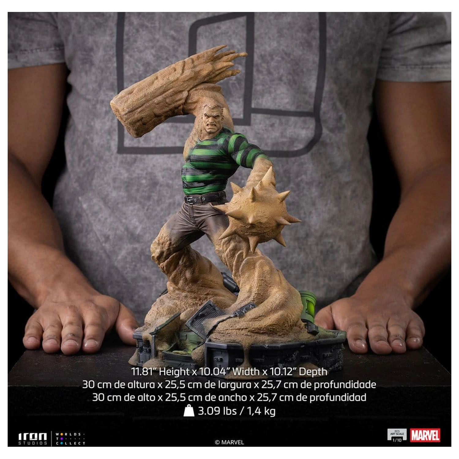 Spider-Man Marvel Comics Art Scale kip 1/10 Sandman 30 cm fotografija proizvoda