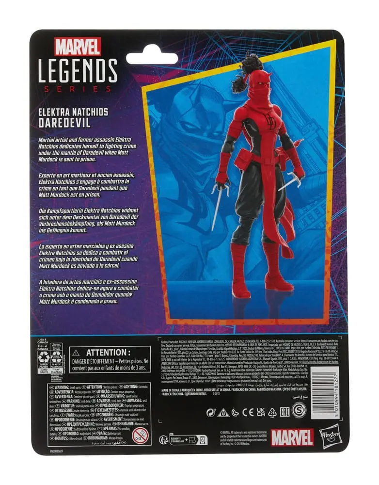 Spider-Man Marvel Legends Retro Collection akcijska figura Elektra Natchios Daredevil 15 cm fotografija proizvoda