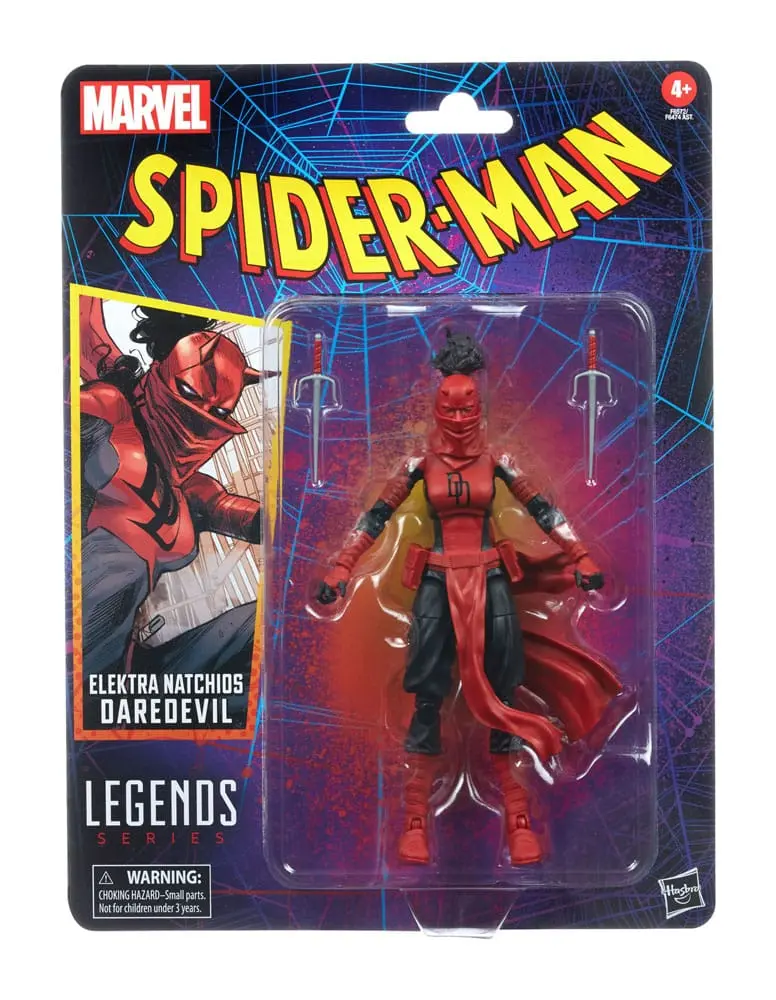 Spider-Man Marvel Legends Retro Collection akcijska figura Elektra Natchios Daredevil 15 cm fotografija proizvoda