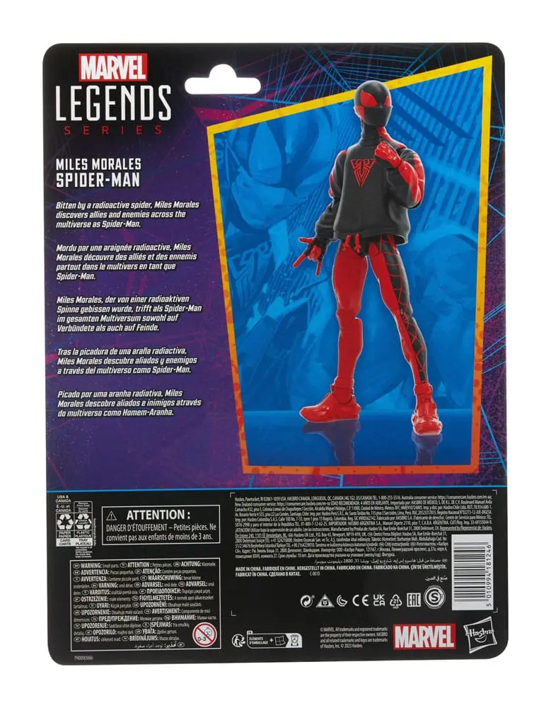 Spider-Man Marvel Legends Retro Collection akcijska figura Miles Morales Spider-Man 15 cm fotografija proizvoda