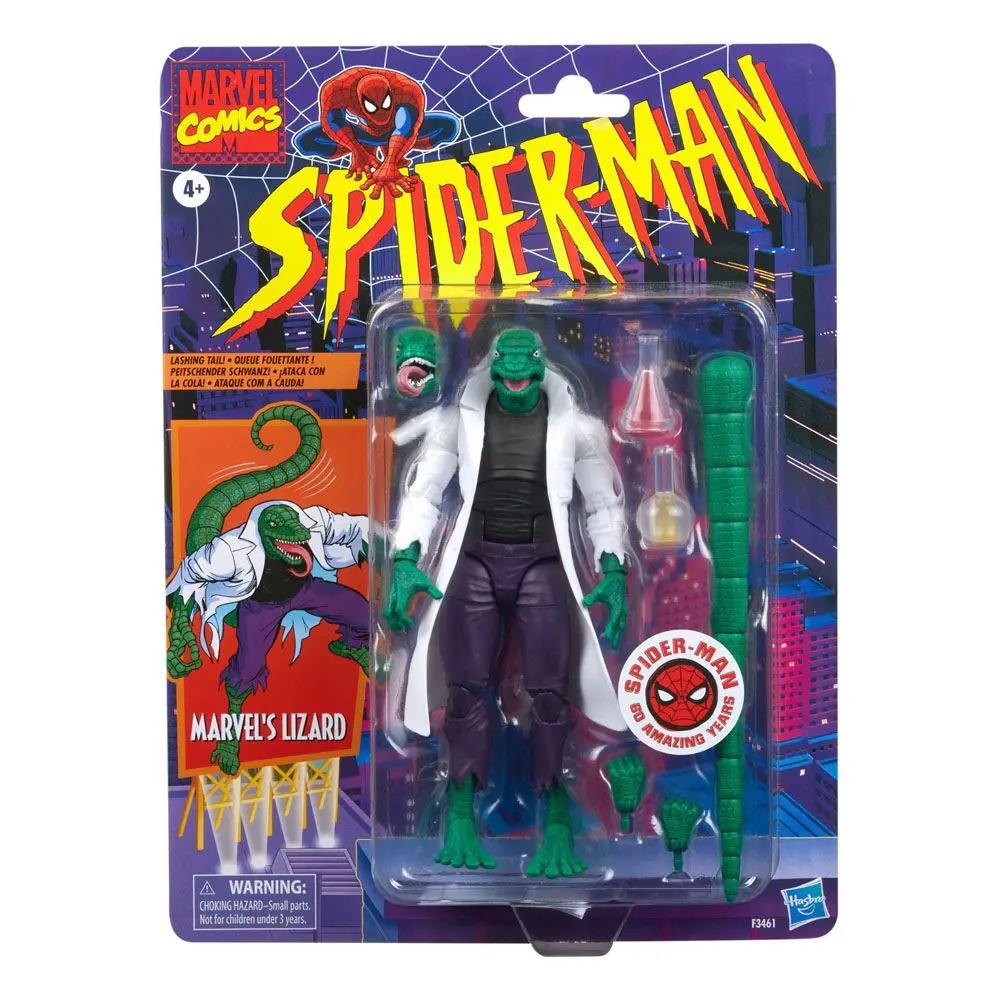 Spider-Man Marvel Legends Retro akcijska figura Marvelovog Lizarda 15 cm fotografija proizvoda