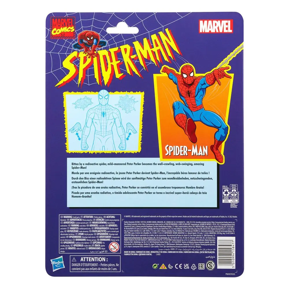 Spider-Man Marvel Legends Retro akcijska figura Spider-Man 15 cm fotografija proizvoda