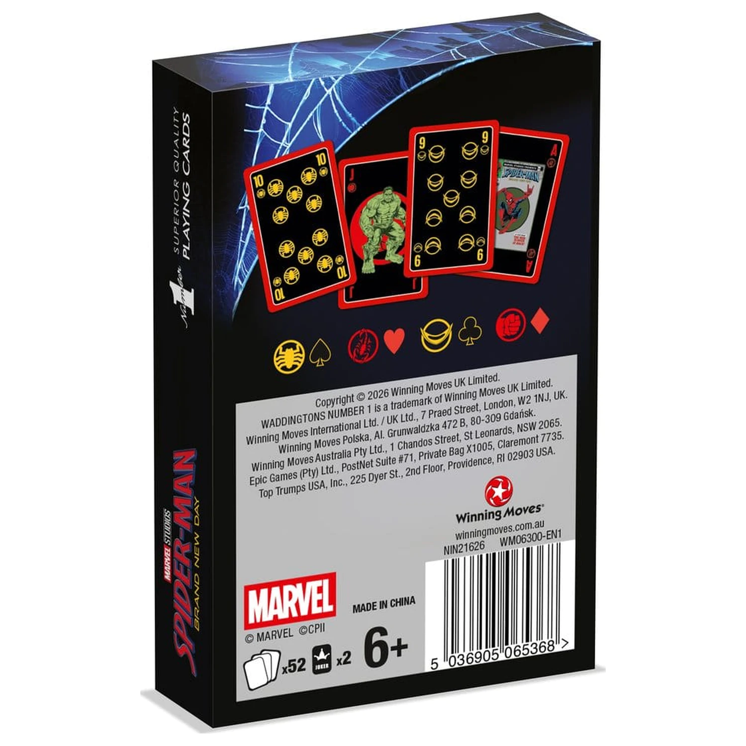 Spider-Man Broj 1 Karte za igranje *njemački* fotografija proizvoda