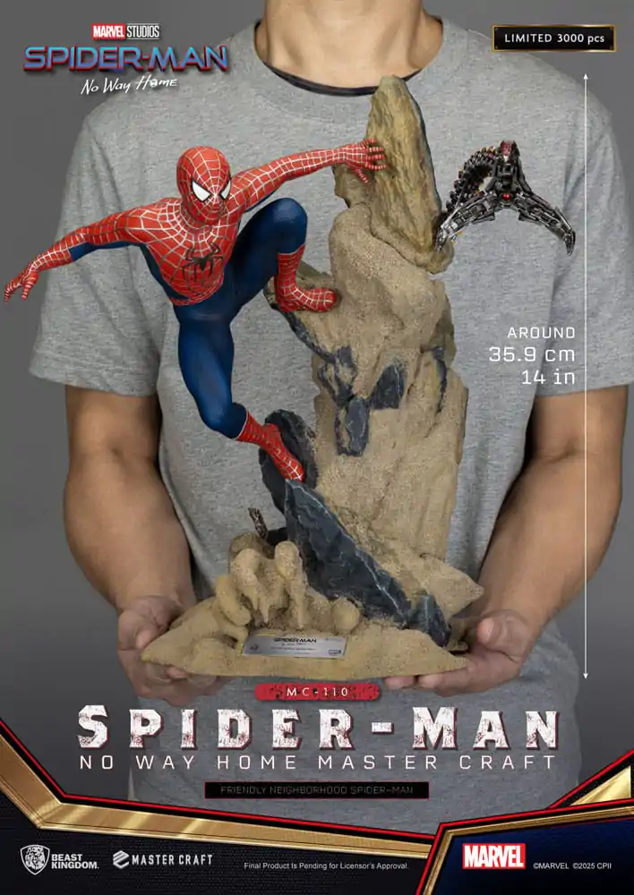 Spider-Man: No Way Home Master Craft kip Friendly Neighborhood Spider-Man 36 cm fotografija proizvoda