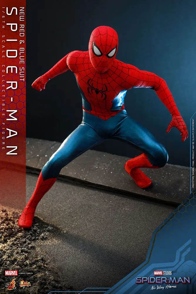 Spider-Man: No Way Home Movie Masterpiece akcijska figura 1/6 Spider-Man (New Red and Blue Suit) 28 cm fotografija proizvoda