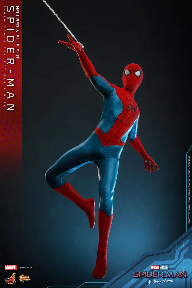 Spider-Man: No Way Home Movie Masterpiece akcijska figura 1/6 Spider-Man (New Red and Blue Suit) 28 cm fotografija proizvoda