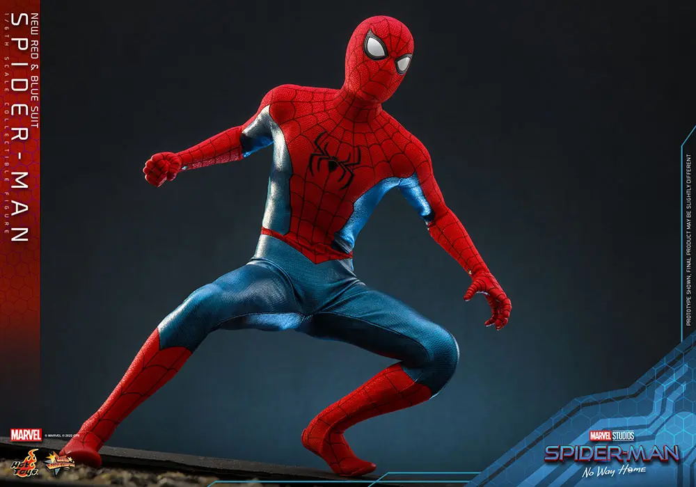 Spider-Man: No Way Home Movie Masterpiece akcijska figura 1/6 Spider-Man (New Red and Blue Suit) 28 cm fotografija proizvoda