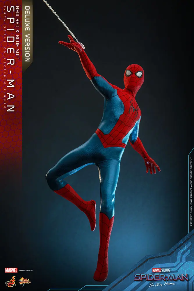 Spider-Man: No Way Home Movie Masterpiece akcijska figura 1/6 Spider-Man (New Red and Blue Suit) (Deluxe Version) 28 cm fotografija proizvoda