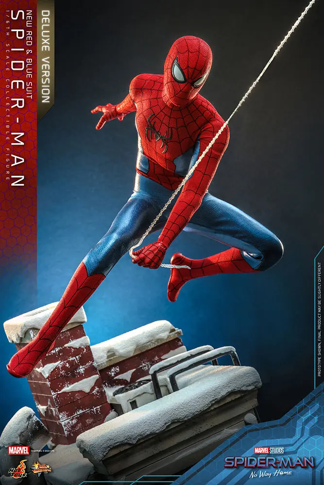 Spider-Man: No Way Home Movie Masterpiece akcijska figura 1/6 Spider-Man (New Red and Blue Suit) (Deluxe Version) 28 cm fotografija proizvoda