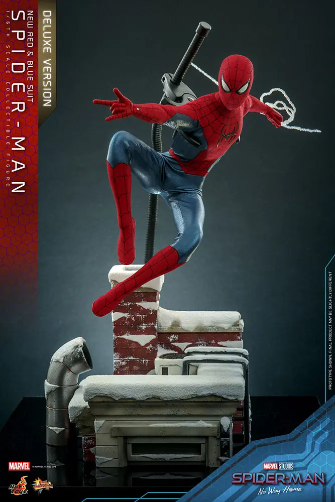 Spider-Man: No Way Home Movie Masterpiece akcijska figura 1/6 Spider-Man (New Red and Blue Suit) (Deluxe Version) 28 cm fotografija proizvoda