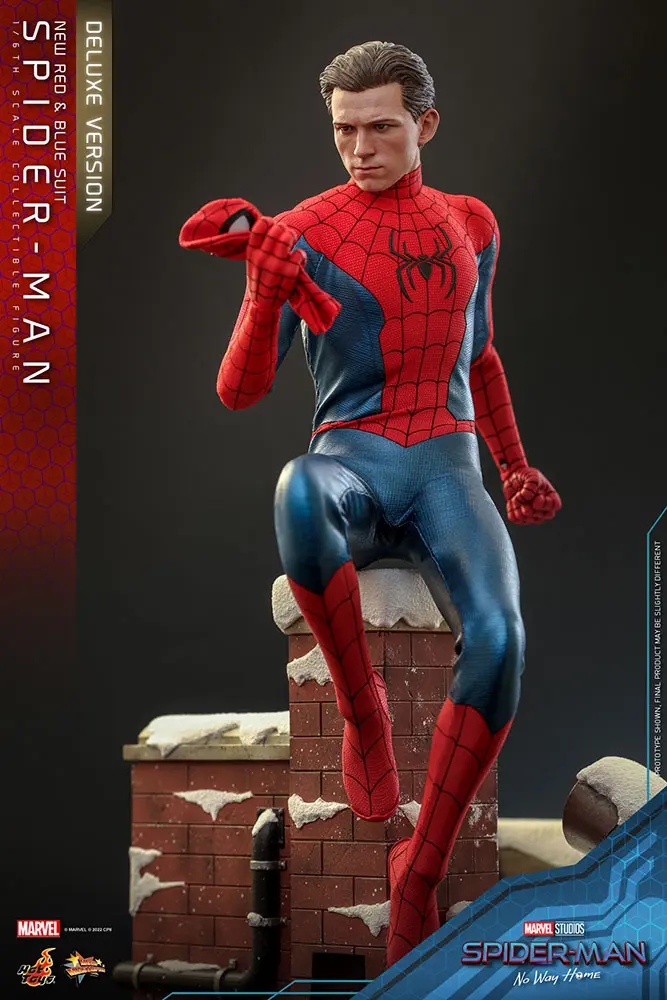 Spider-Man: No Way Home Movie Masterpiece akcijska figura 1/6 Spider-Man (New Red and Blue Suit) (Deluxe Version) 28 cm fotografija proizvoda