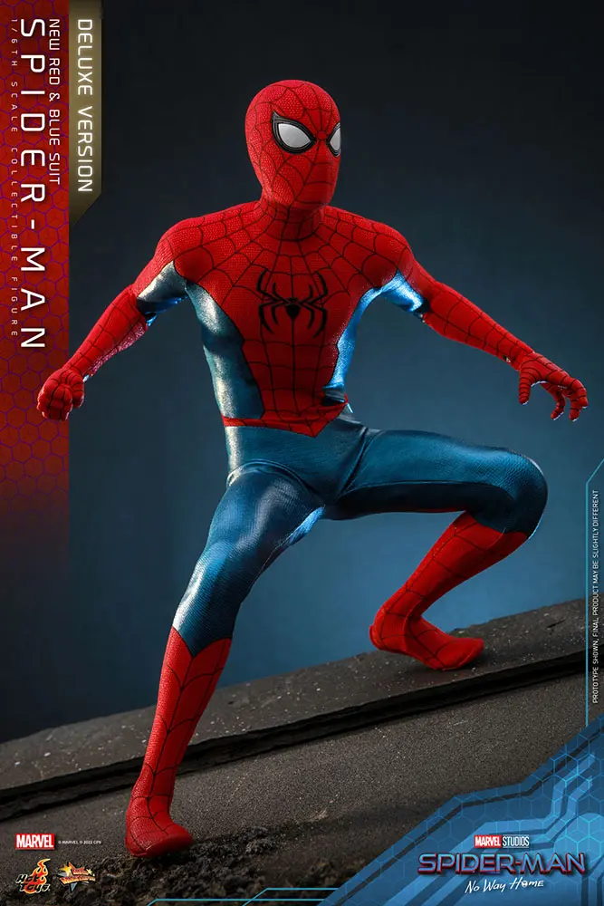 Spider-Man: No Way Home Movie Masterpiece akcijska figura 1/6 Spider-Man (New Red and Blue Suit) (Deluxe Version) 28 cm fotografija proizvoda