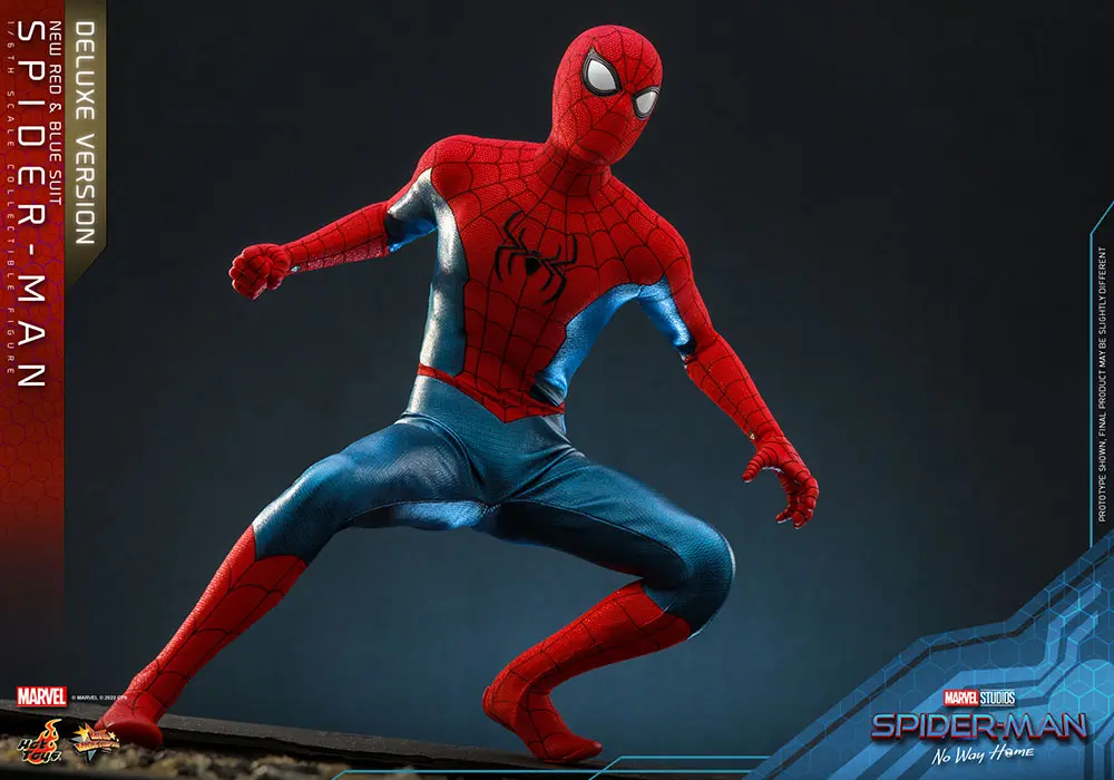 Spider-Man: No Way Home Movie Masterpiece akcijska figura 1/6 Spider-Man (New Red and Blue Suit) (Deluxe Version) 28 cm fotografija proizvoda