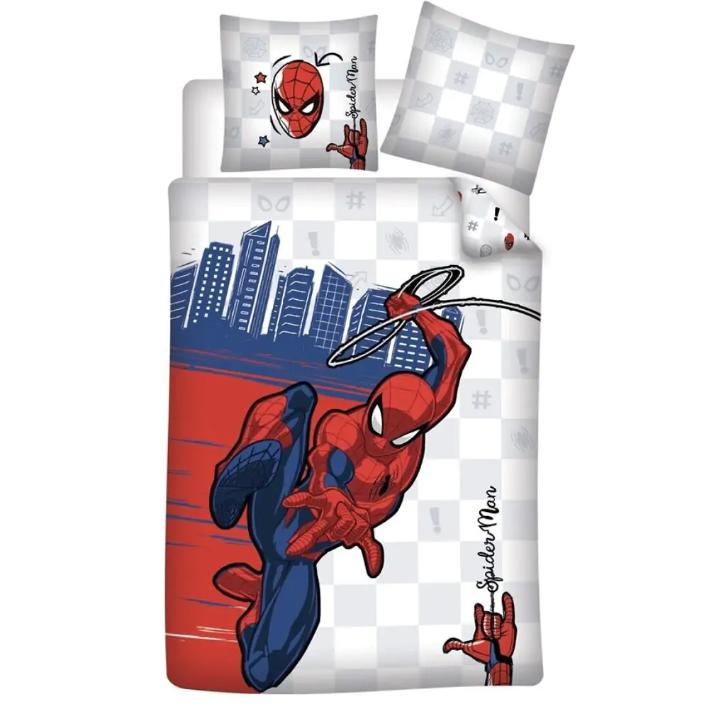Marvel Spiderman pamučna navlaka za poplun za krevet 90 cm fotografija proizvoda