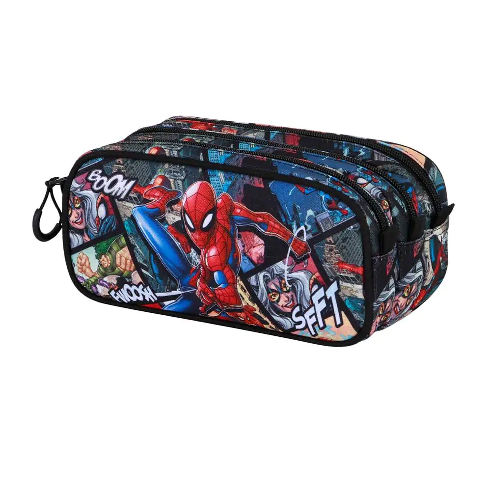 Marvel Spiderman Panels trostruka pernica fotografija proizvoda