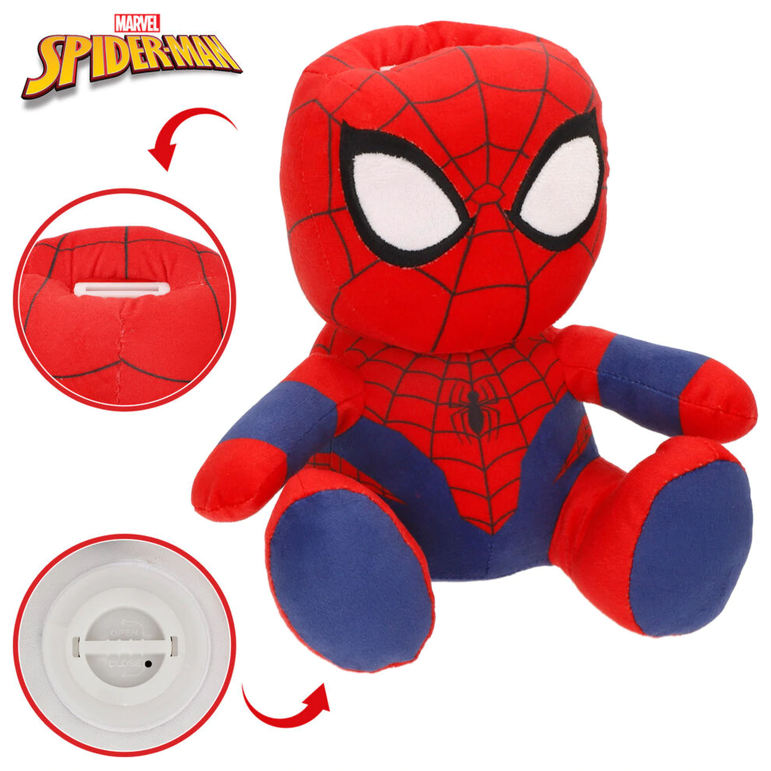 Marvel Spiderman kasica plišana igračka 20 cm fotografija proizvoda