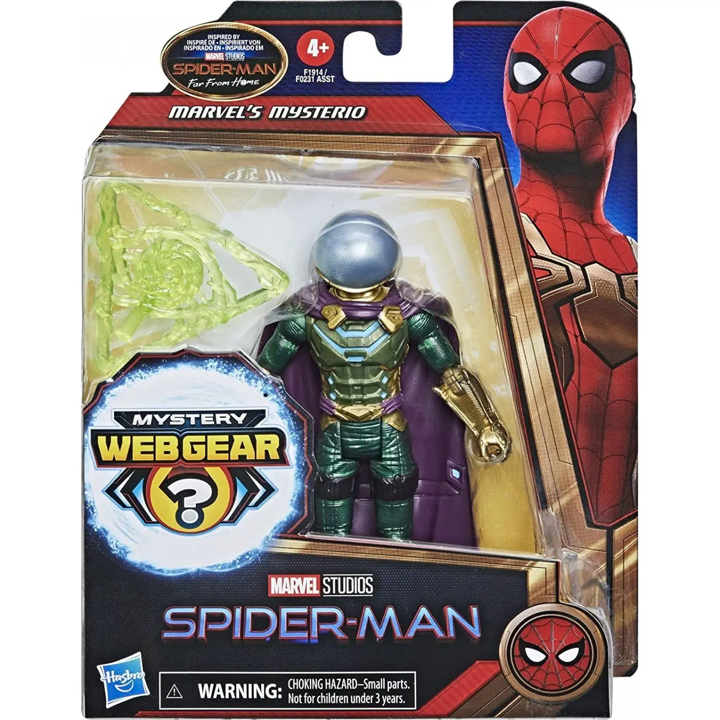 Spider-Man Pókember Mysterio Mystery Web Gear akcijska figura 13cm fotografija proizvoda