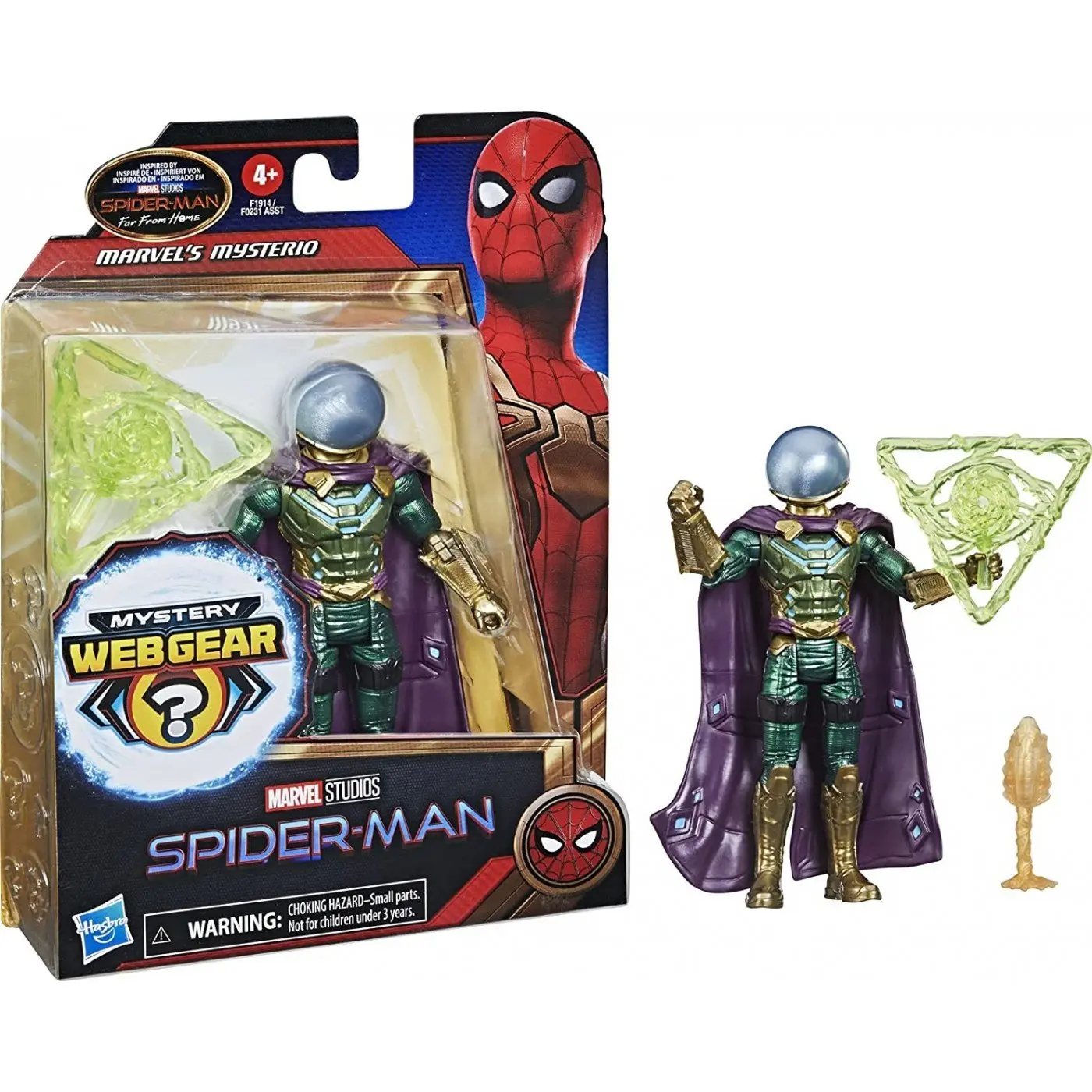 Spider-Man Pókember Mysterio Mystery Web Gear akcijska figura 13cm fotografija proizvoda