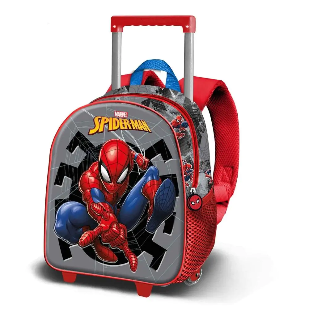 Marvel Spiderman Symbol 3D školska torba na kotačima 34cm fotografija proizvoda