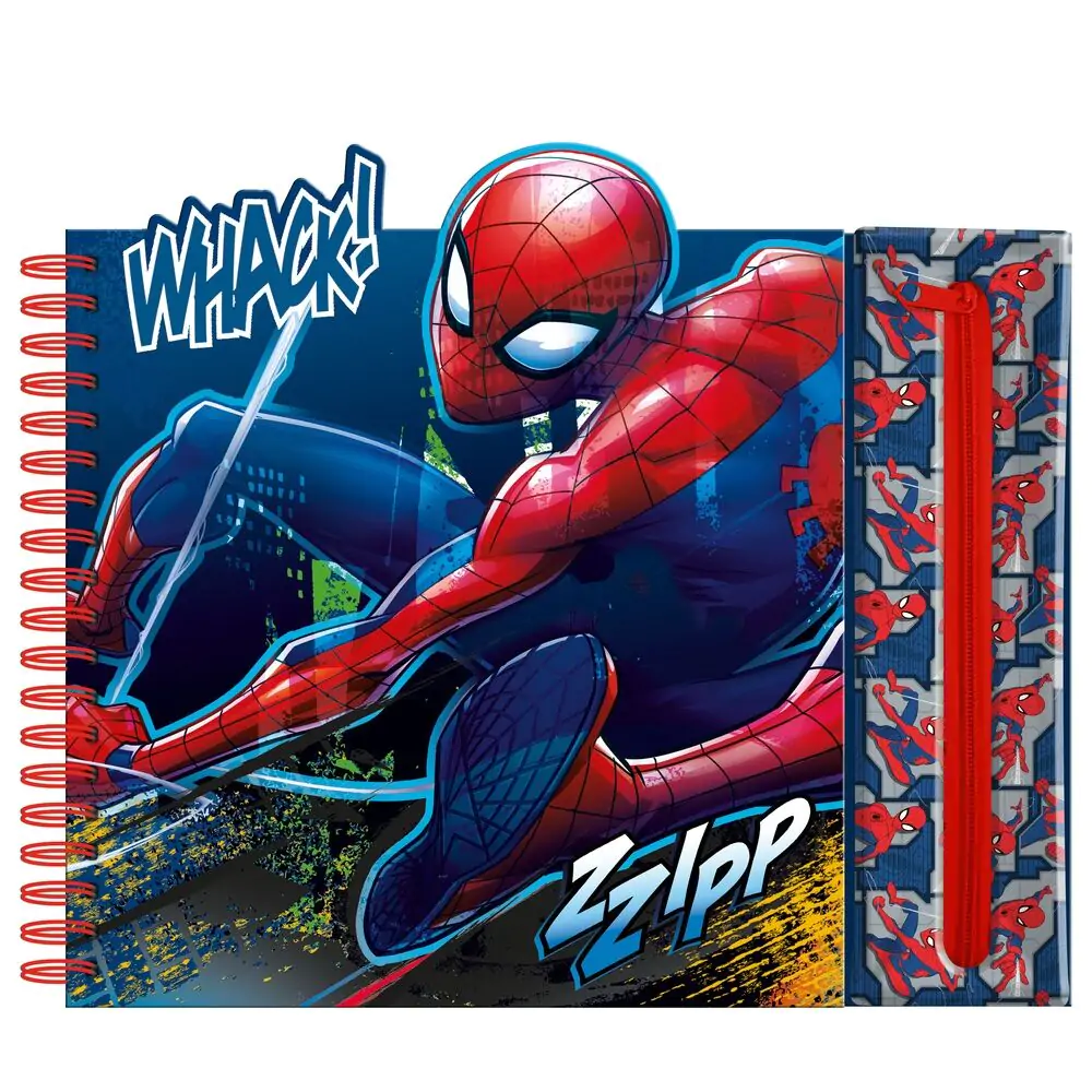 Marvel Spiderman aktivnost bilježnica s uklonjivom futrolom fotografija proizvoda